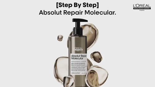 L’Oréal Professionnel Paris, Shampoo Ristrutturante, Per Tutti i Tipi di Capelli Danneggiati, Aiuta a Riparare i Danni e Ripristina la Forza, Senza Solfati, Absolut Repair Molecular