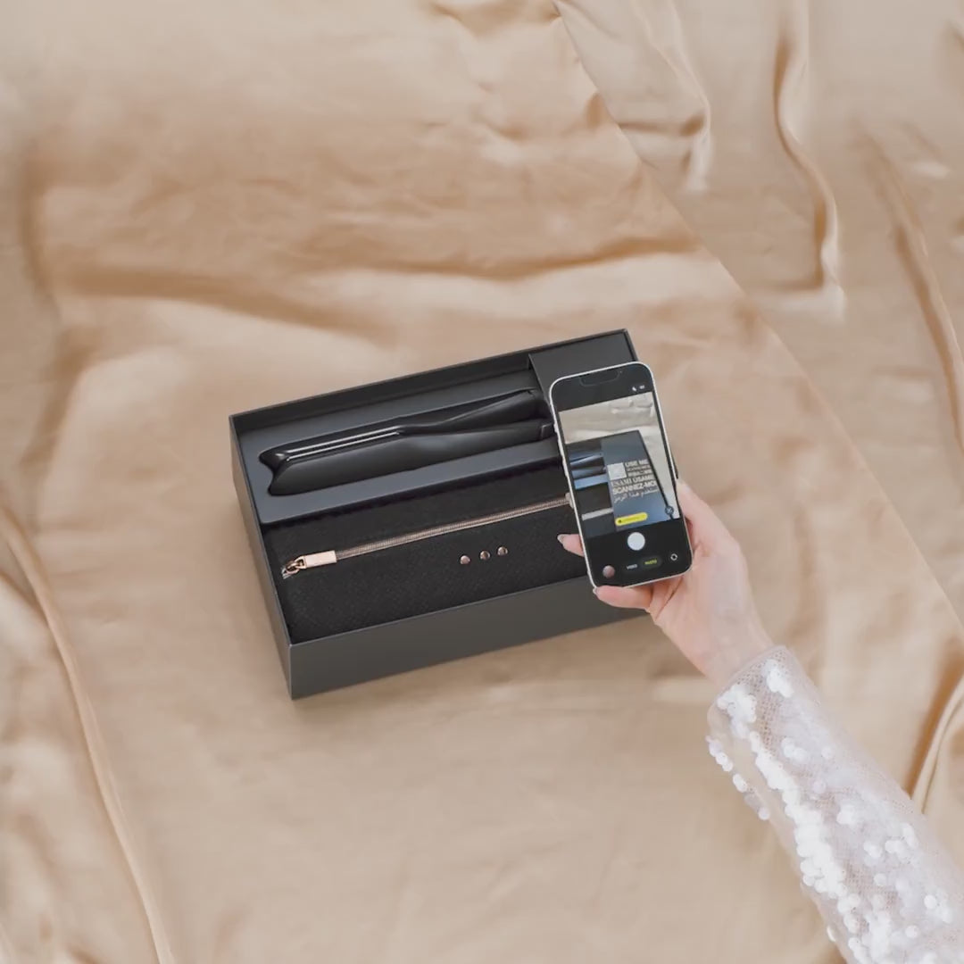 GHD Chronos Max Gift Set Nero, Piastra Larga + Paddle Brush