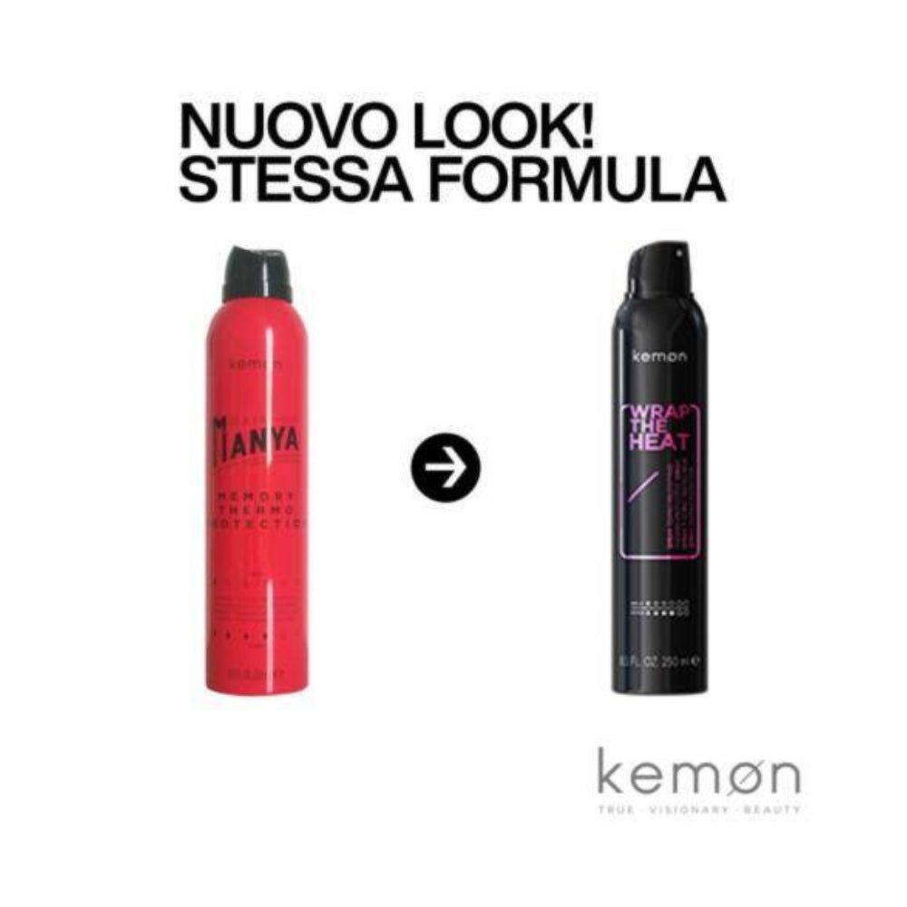 Kemon Wrap The Heat spray termo protettivo 250ml - Planethair 