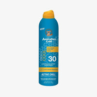 Spray Continuous SPF30 Active Chill Australian Gold 177ml protezione