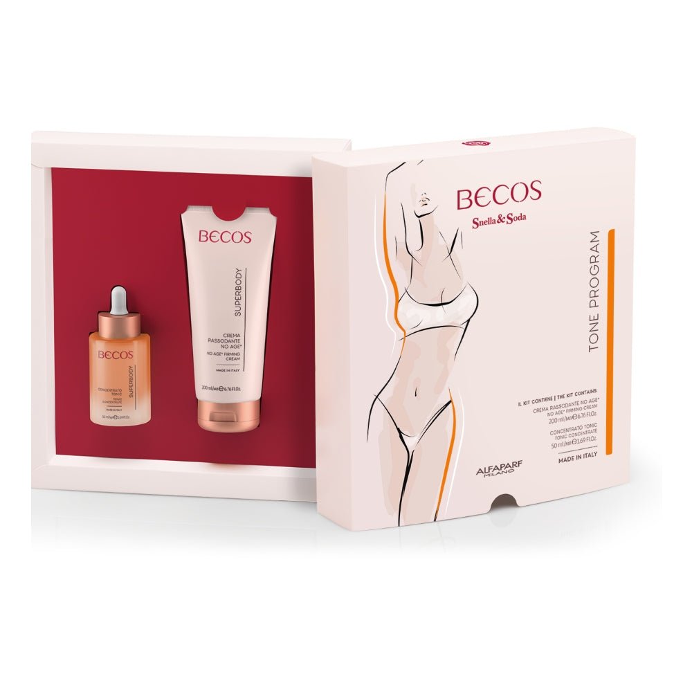 Becos Kit Tone Program Snella & Soda tonificante corpo - Planethair 