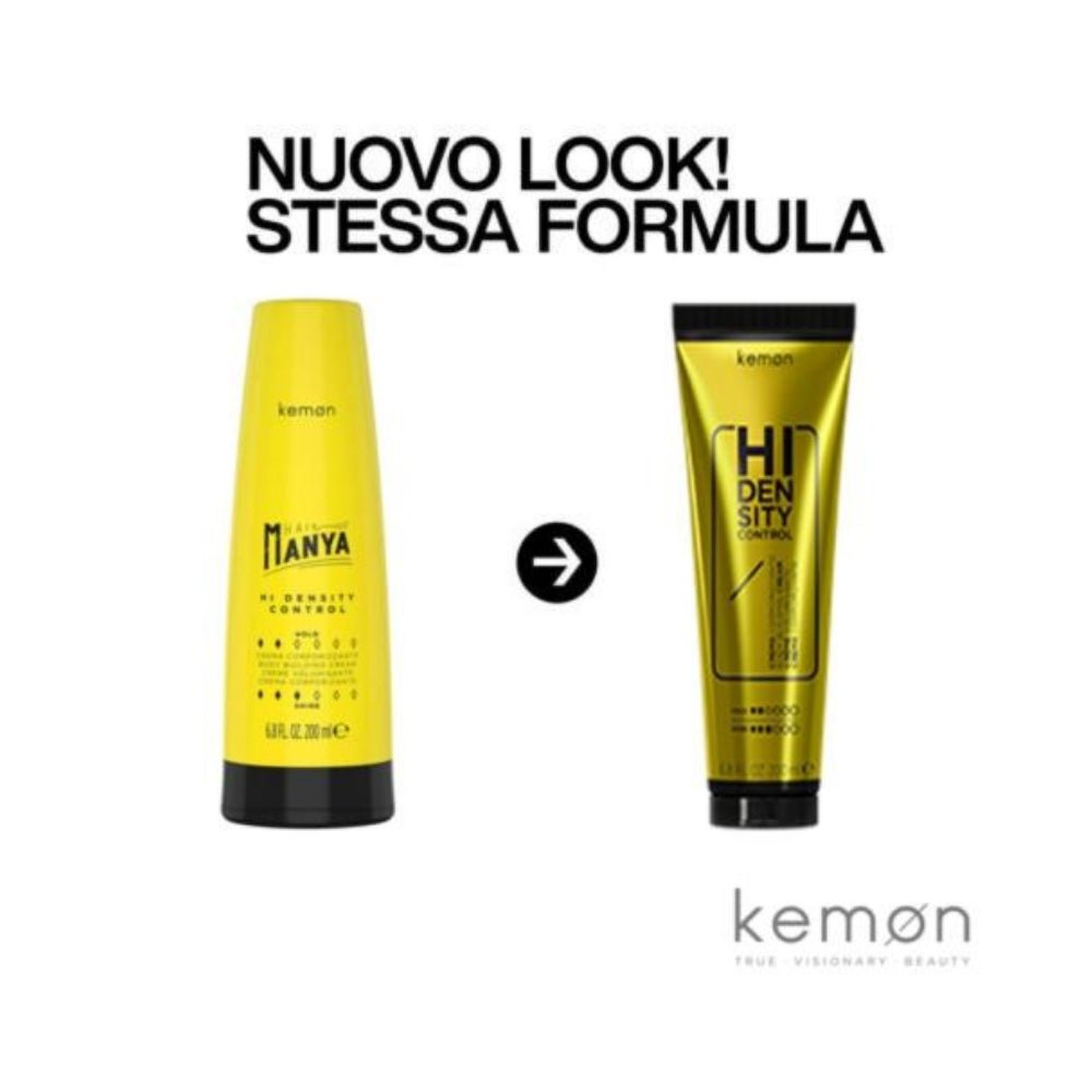 Kemon Hi Density Control crema capelli ricci termoprotettivo e Idratante 200ml - Planethair 