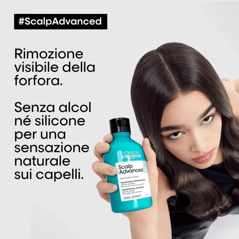 L'Oreal Professionnel Scalp Advanced Shampoo Dermo Clarifier Antiforfora - Planethair