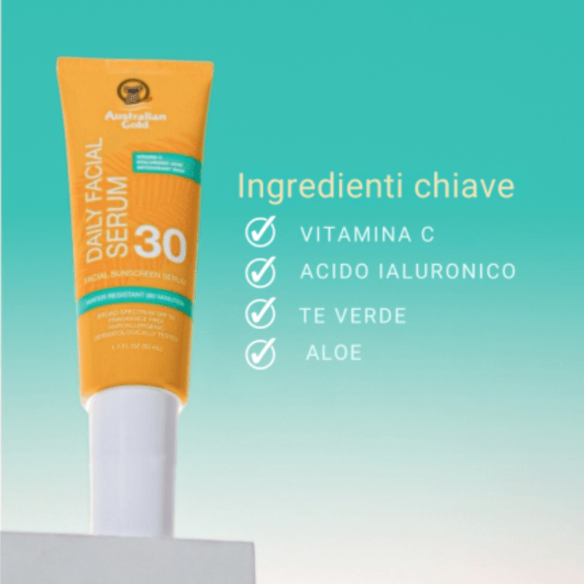Australian Gold SPF 30 Daily Facial Serum 50ml Viaggio