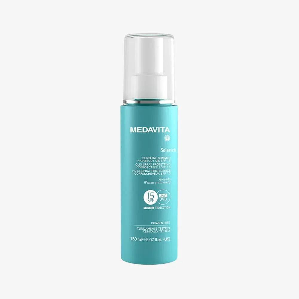 Medavita Solarich Body and Hair Protective Spray Oil SPF15 150ml