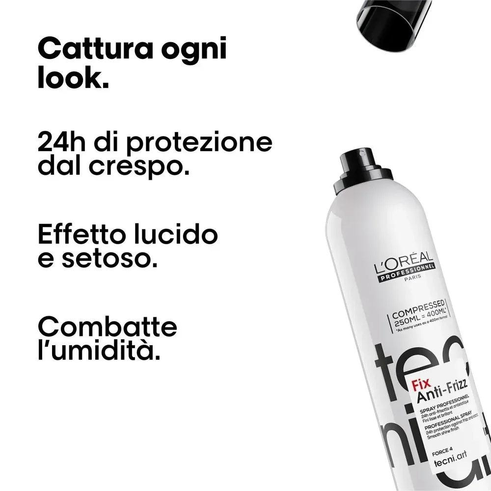 L'Oréal Tecni.Art Fix Anti-Frizz 250ml – Spray anti-crespo - Planethair