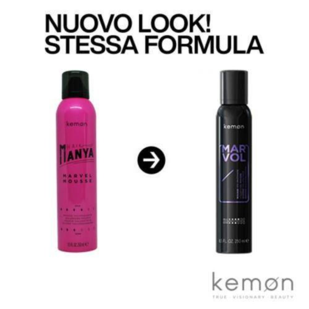 Kemon Marvol mousse volumizzante 250ml - Planethair 