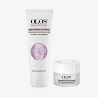 Olos Kit Crema Detergente e Crema Viso Ristrutturante