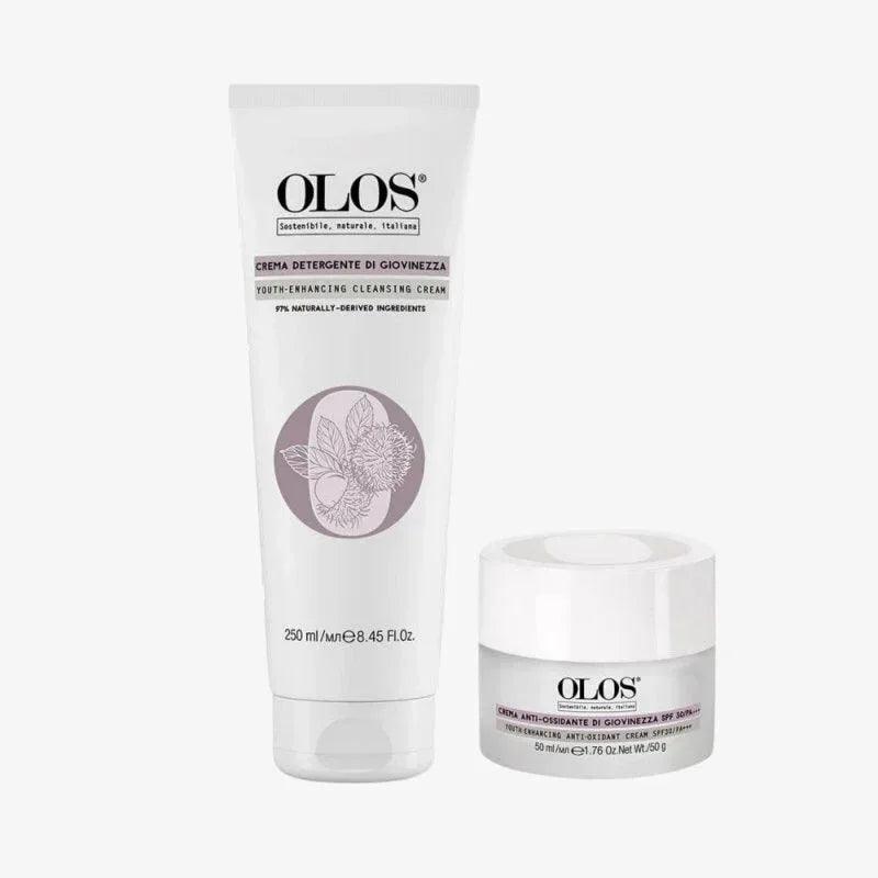 Olos Kit Crema Detergente e Crema Viso Anti Ossidante - Planethair