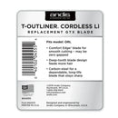 Andis Lama Testina Di ricambio Cordless T-Outliner Li Replacement GTX Blade - Planethair