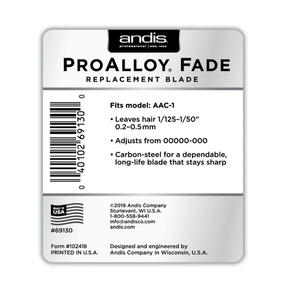 Andis Lama Pro Alloy Fade Replacement Blade - Planethair 