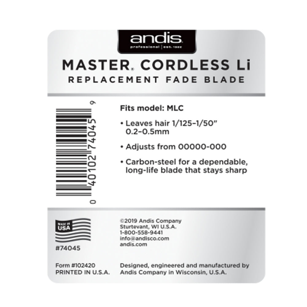 Andis Lama Testina di Ricambio per Master Cordless Li - Planethair 