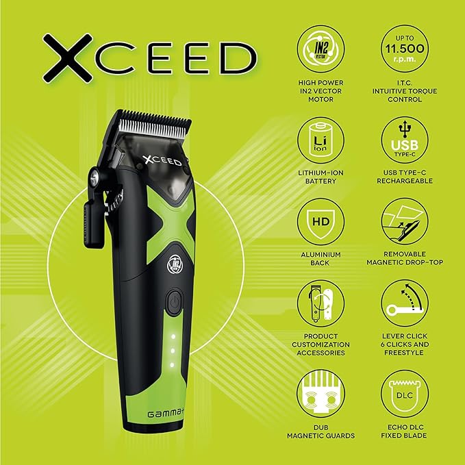 Gammapiu Xceed Clipper tagliacapelli professionale - Tagliacapelli professionale - 8021660022906