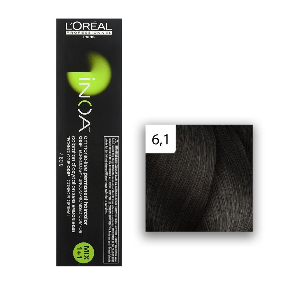 6.1 Inoa Biondo Scuro Cenere 60 gr L'Oreal Professionnel -  planethair-it.myshopify.com -