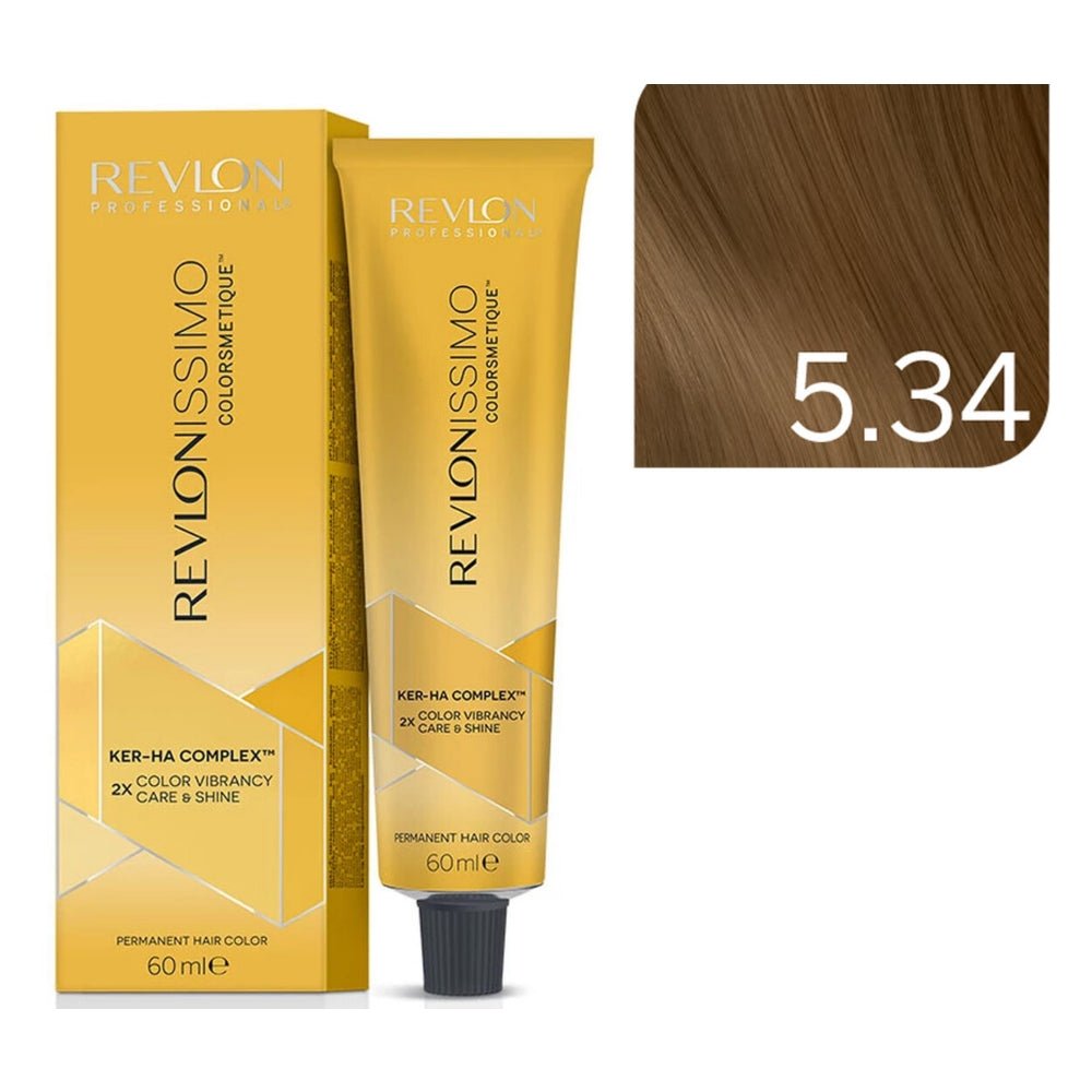 Revlonissimo 5.34 Castano Chiaro Dorato Rame 60ml - Planethair 