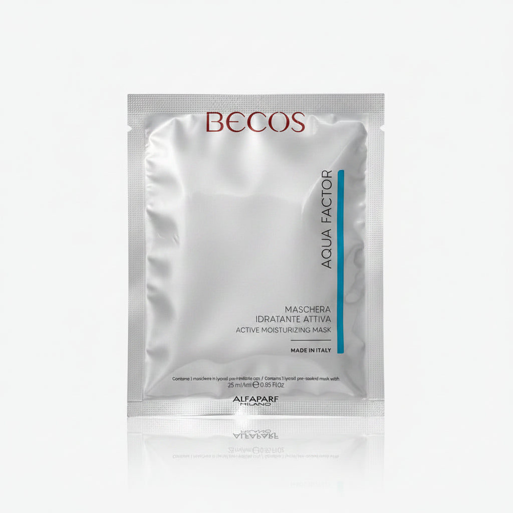 Becos Aqua Factor Maschera Idratante Viso 25ml con acido ialuronico