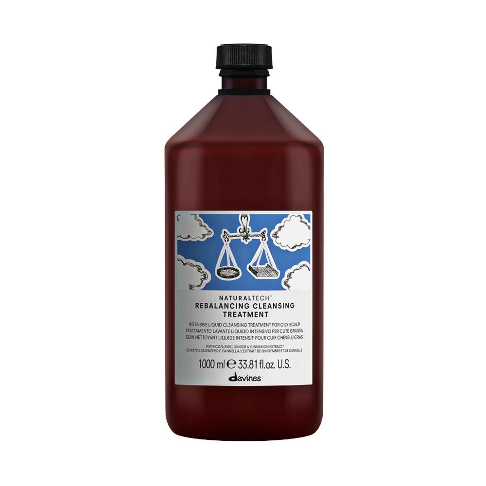 Davines Naturaltech Rebalancing Cleansing Treatment Cuoio Capelluto Grasso - Planethair 