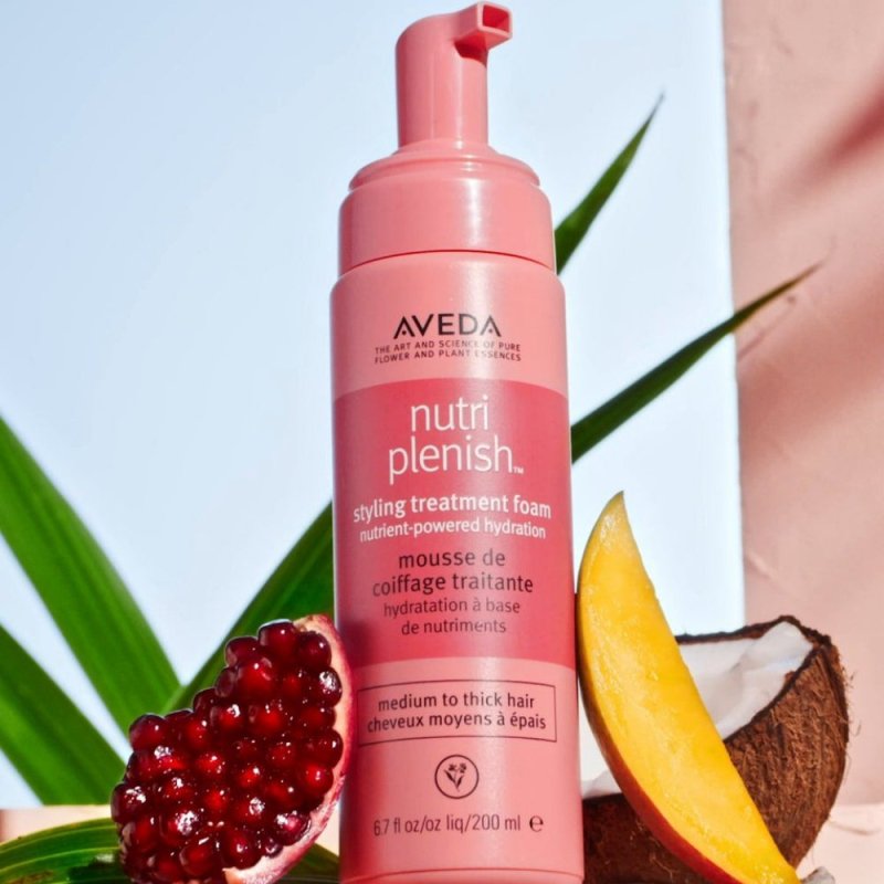 Aveda Nutriplenish Styling Treatment Foam Schiuma Capelli 200ml - Planethair 