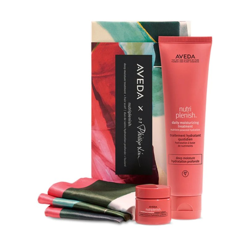 Aveda Nutriplenish Set Idratante Deep con Foulard - Planethair 