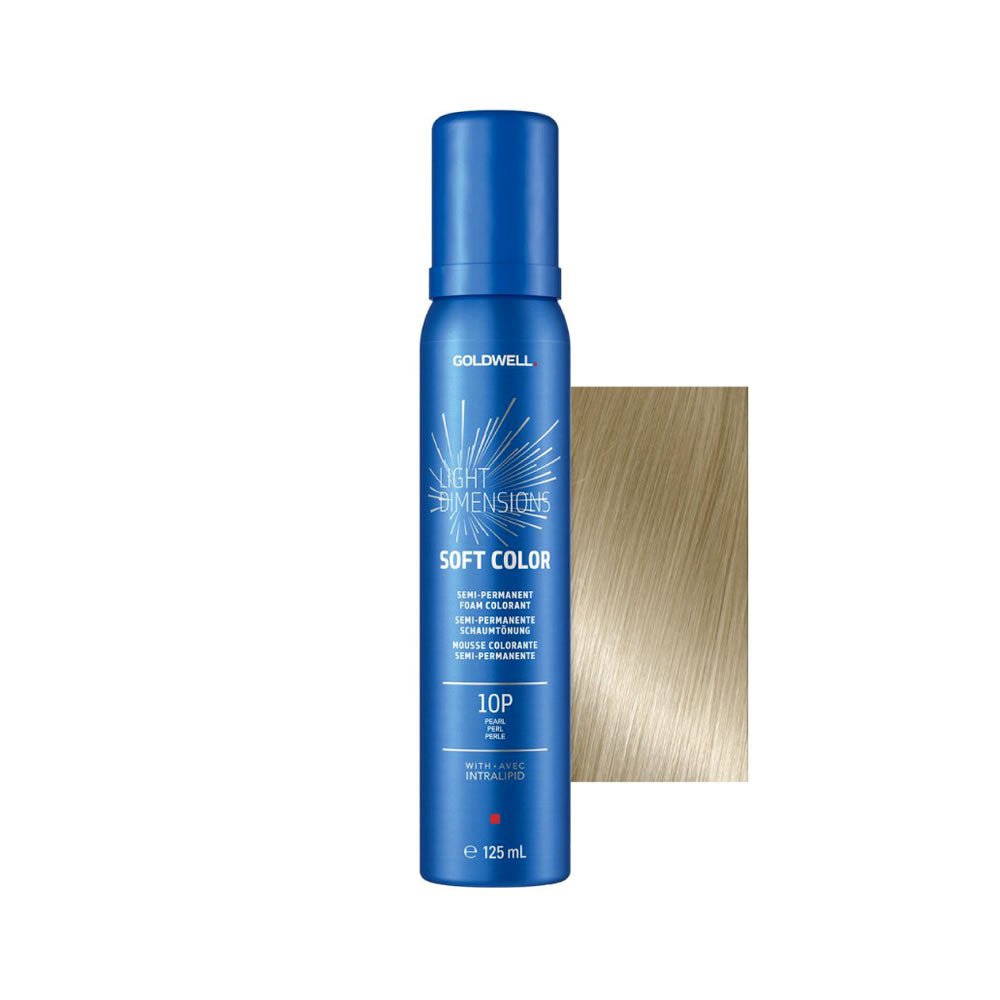10P Soft Color Goldwell biondo perla pastello 125ml schiuma colorata per capelli - Planethair 