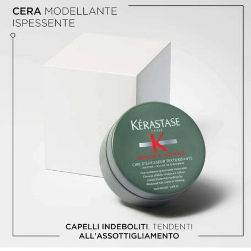 Kerastase Genesis Homme Cire D'Epaisseur Texturisante 75ml - Planethair 