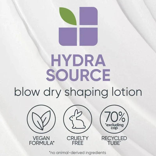 Biolage Hydra Source Blow Dry Shoping Lotion idratante capelli 150ml - Planethair