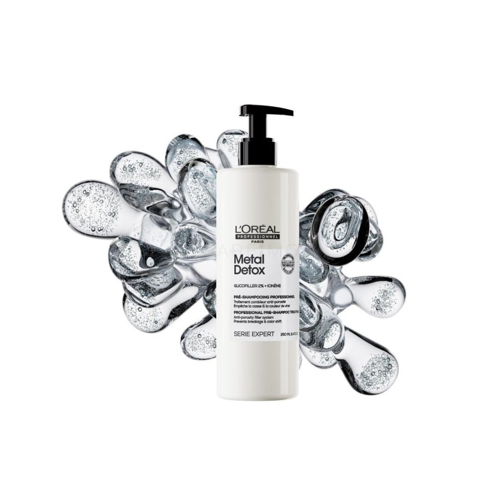 L'Oreal Professionnel Metal Detox Pre-Shampoo Trattamento 250ml - Planethair 