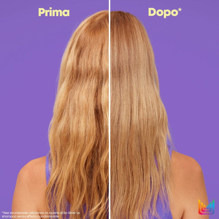 Matrix So Silver Balsamo antigiallo viola capelli biondi e grigi 300ml - Planethair 