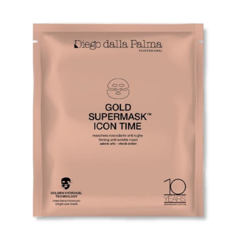 Diego Dalla Palma Professional Icon Time Gold Supermask Viso 2 Monouso - Planethair 