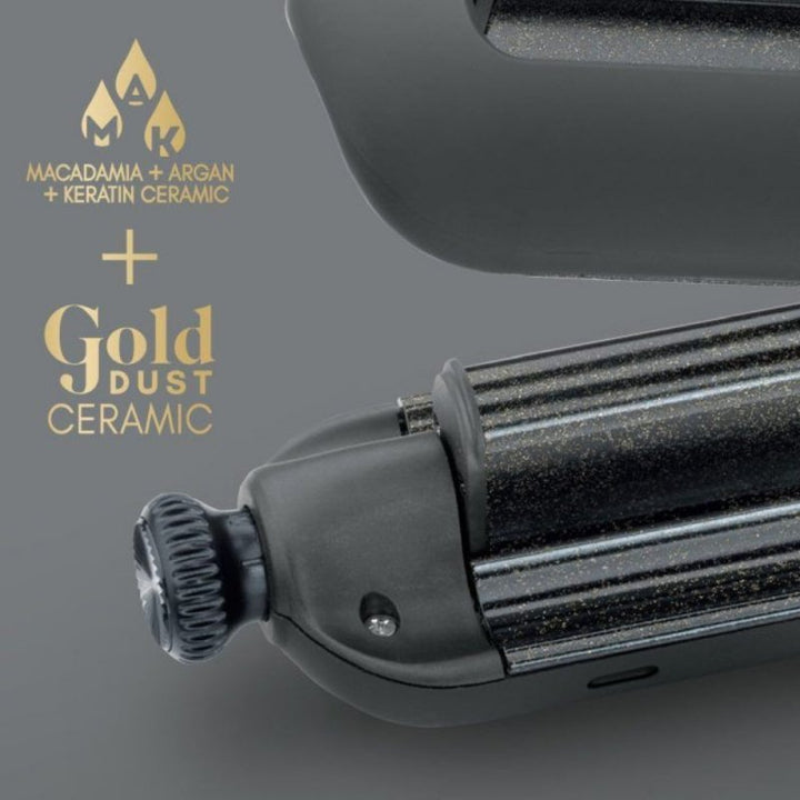 Diva Pro styling Gold Dust Ferro Capelli Ondulante Regolabile - Planethair 