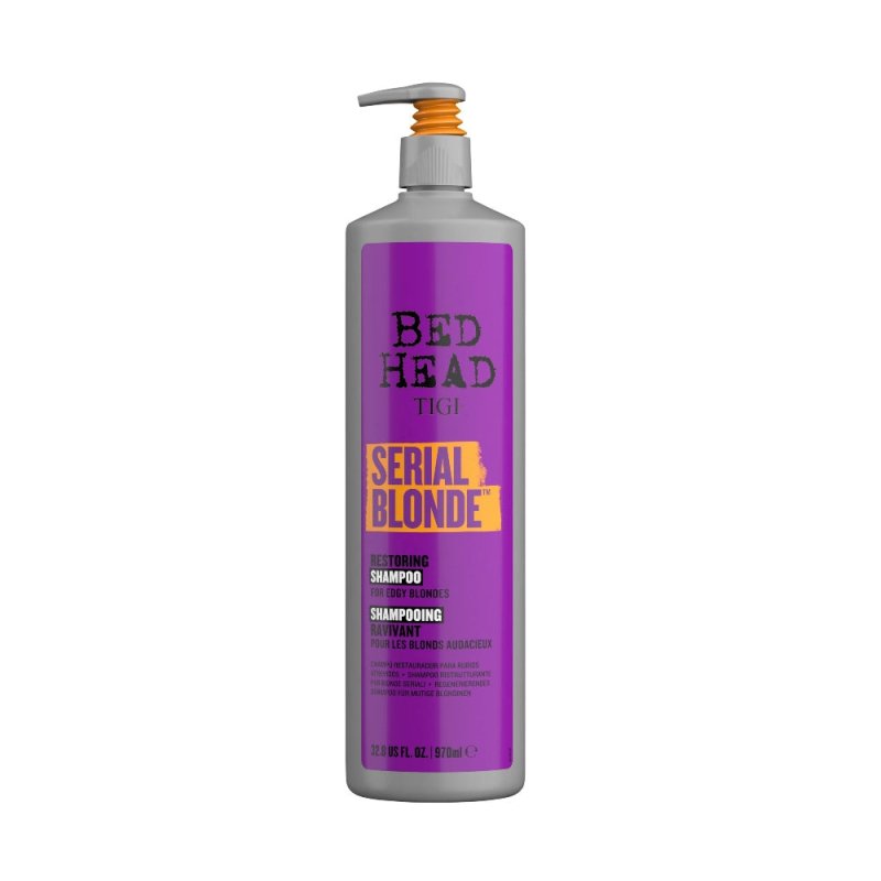 Tigi Bed Head Serial Blonde Shampoo Capelli Biondi Danneggiati - Planethair 