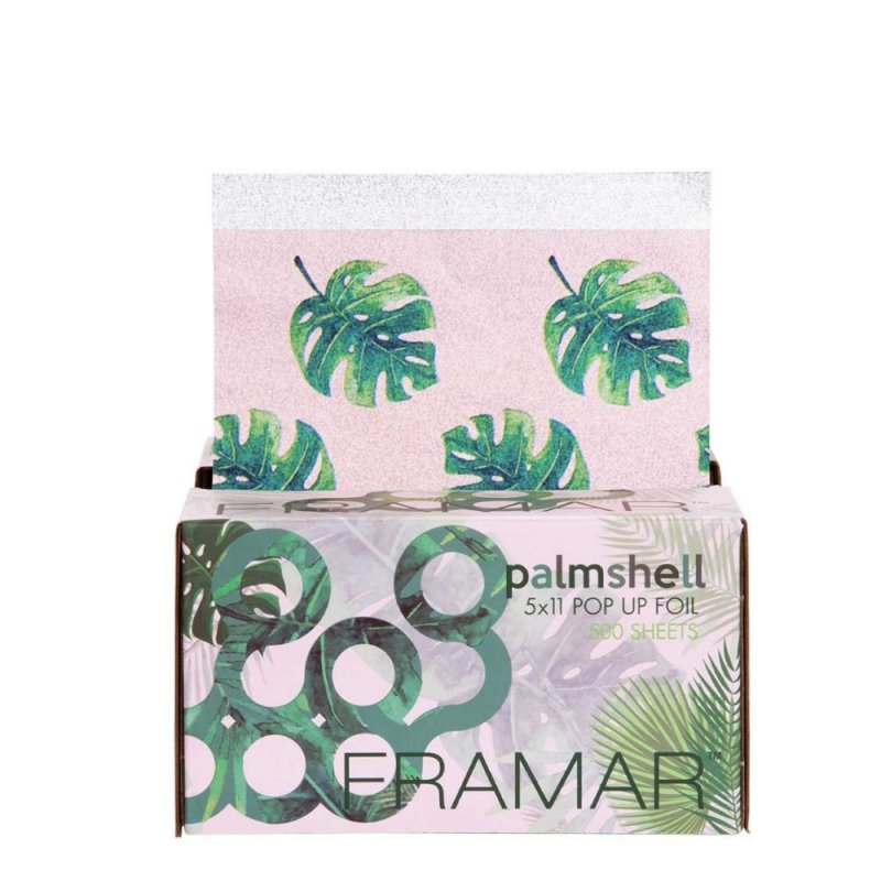 Framar Pop UP Palmshell Fogli Alluminio Pre-Tagliati 5x11 500 PZ - Planethair 