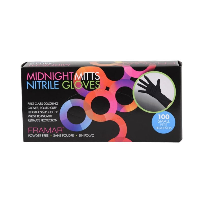 Framar Midnight Mitts Guanti Nitrile 100PZ - Planethair 