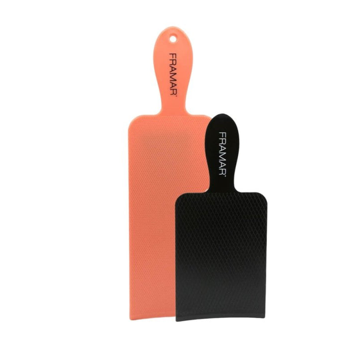 Framar Paddle Pack 2 spatole nero e pesca - Accessori colorazione