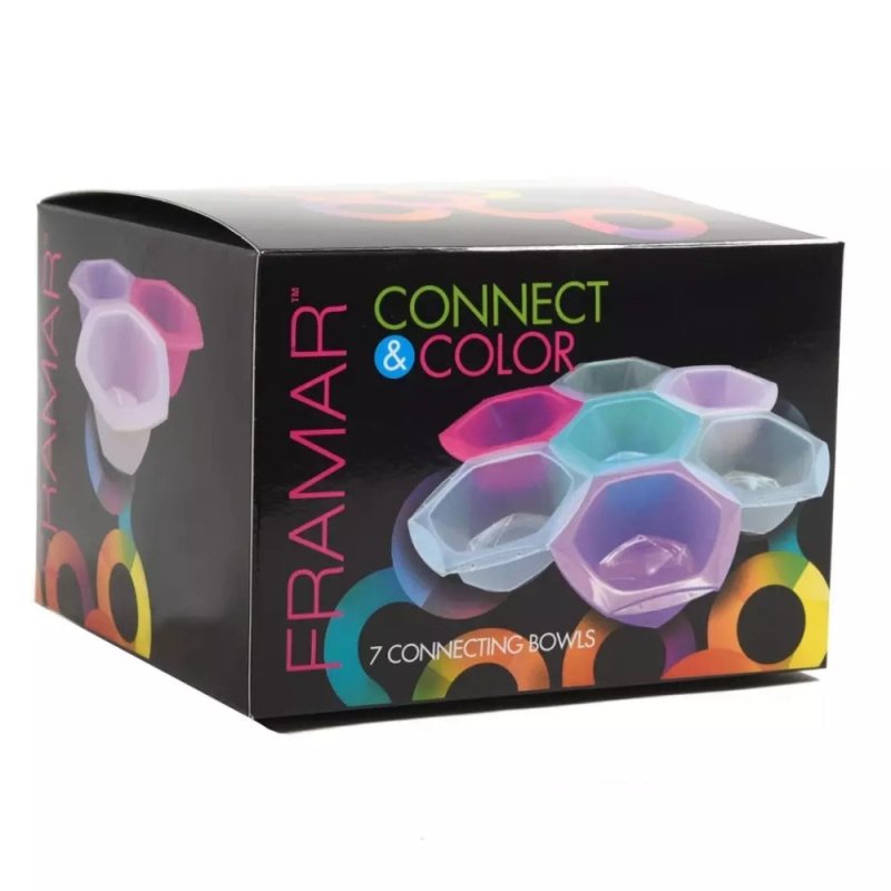 Framar Connect & Color Bowls Set Ciotola Tinta capelli 7PZ - Accessori colorazione