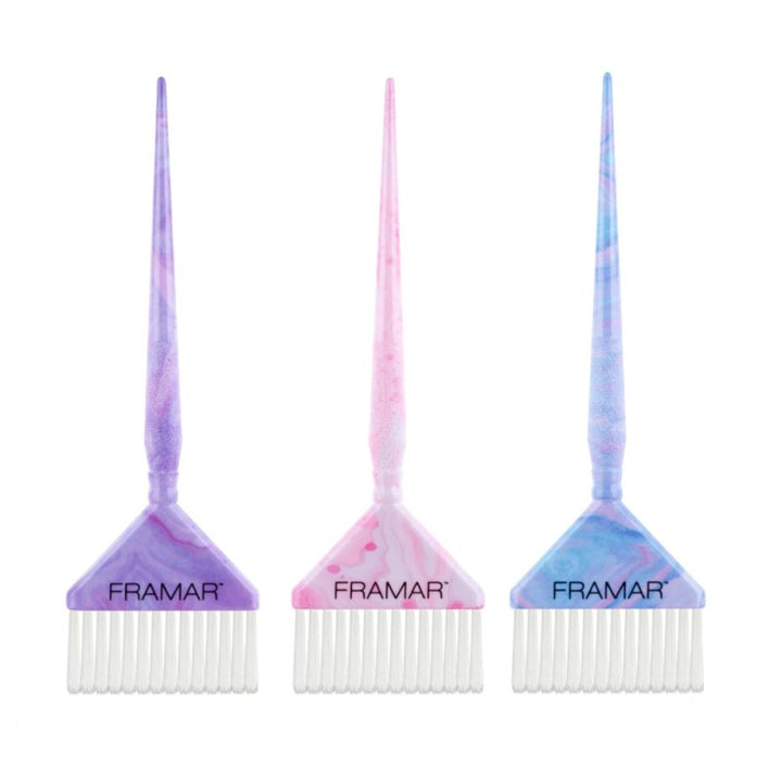 Framar Moonstone Big Daddy Brush Set Pennelli per Tinta 3PZ - Planethair 