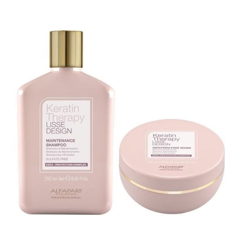 Alfaparf Keratin Therapy Kit Shampoo e Maschera - Planethair 