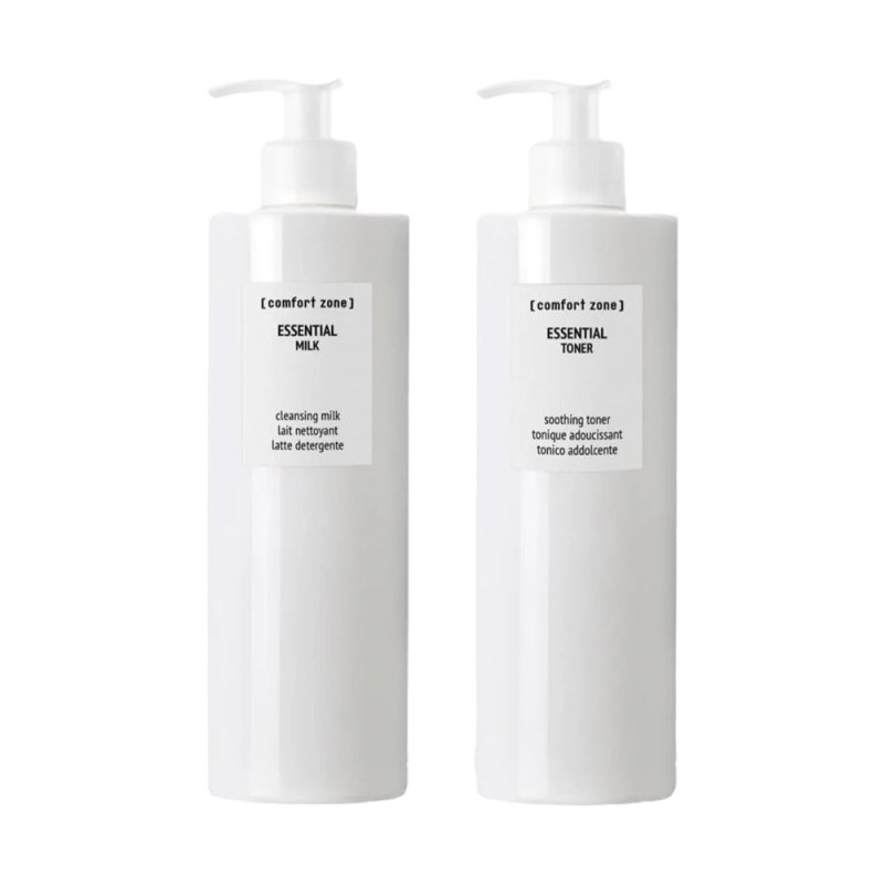 Comfort Zone Essential Maxi Size Kit latte detergente e tonico - Planethair 