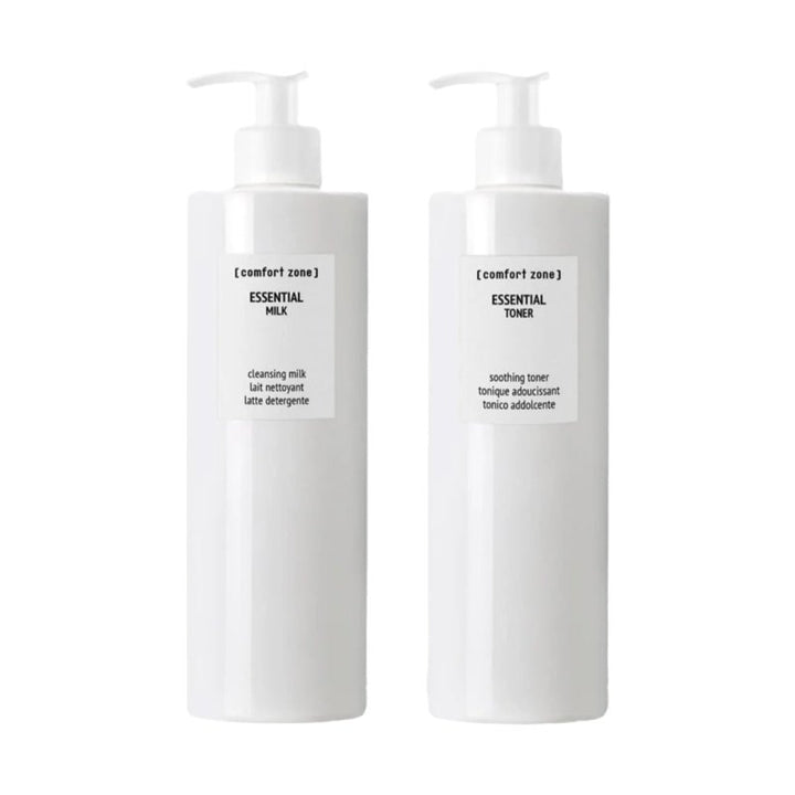 Comfort Zone Essential Maxi Size Kit latte detergente e tonico - Planethair 