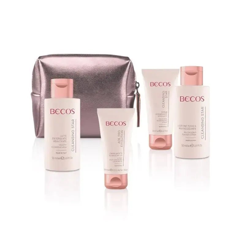Becos No Age Travel Beauty Kit Trattamento Anti Age Viso - Antirughe Antietà