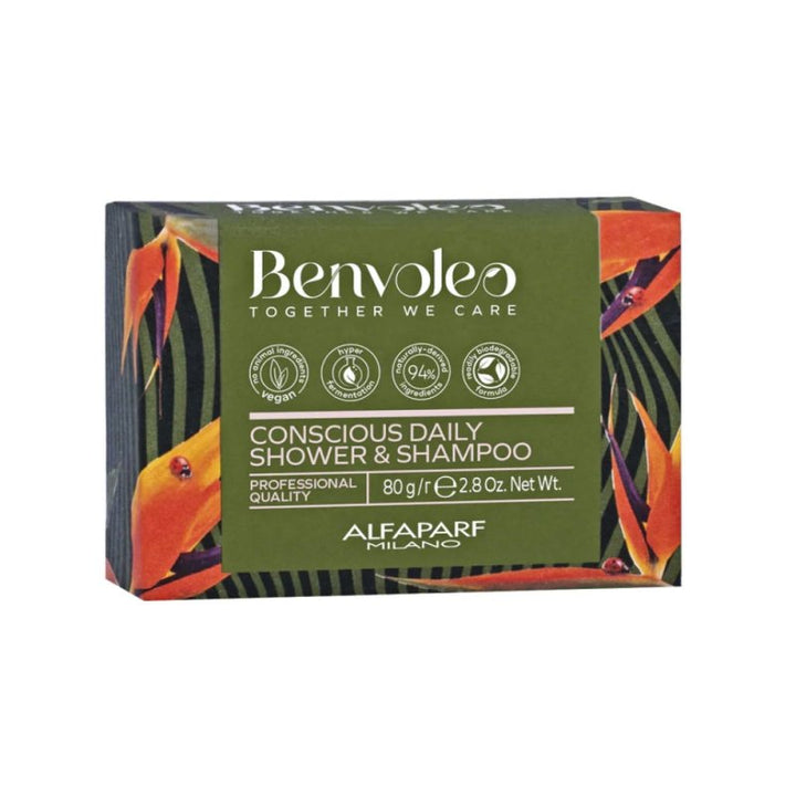 Benvoleo Daily Shampoo solido organico 3 in 1 80gr Alfaparf Milano - Planethair 