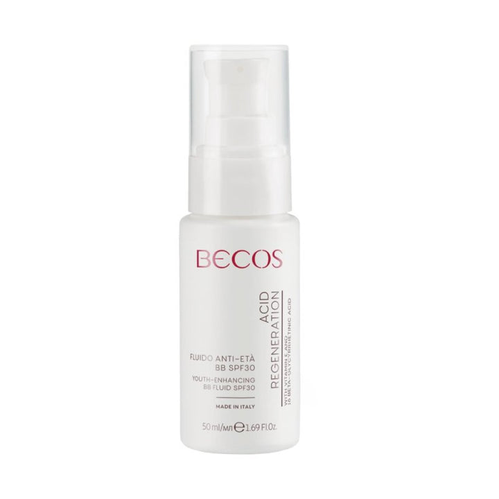 Becos Acid Regeneration Fluido Viso Anti Età BB SPF30 50ml - Planethair 