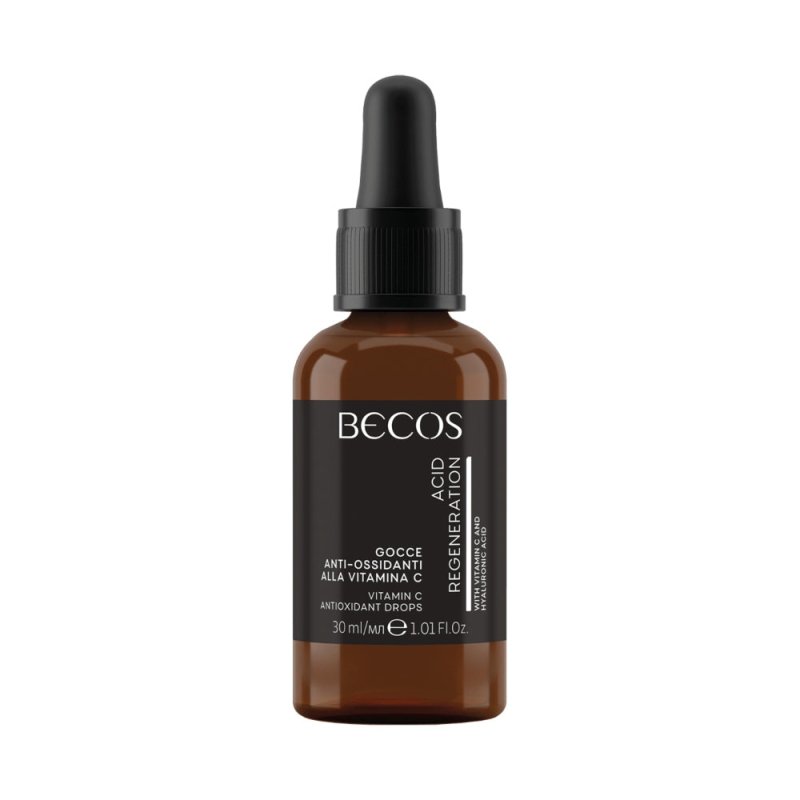 Becos Acid Regeneration Gocce Anti Ossidanti Viso alla Vitamina C 30ml - Planethair 