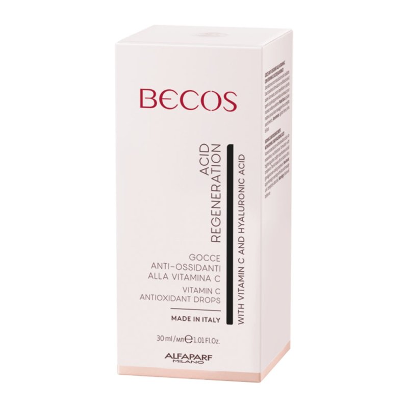 Becos Acid Regeneration Gocce Anti Ossidanti Viso alla Vitamina C 30ml - Antirughe Antietà
