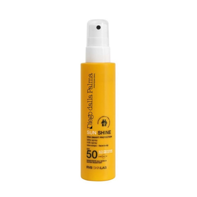 Latte Spray Protezione Famiglia Viso Corpo SPF50 150ml Diego Dalla Palma Pro - Planethair 