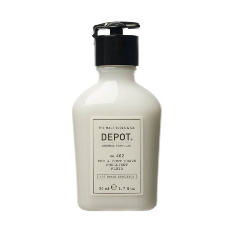 Depot No. 402 Pre Post shave Emollient Fluid prima e dopo la barba - Planethair 