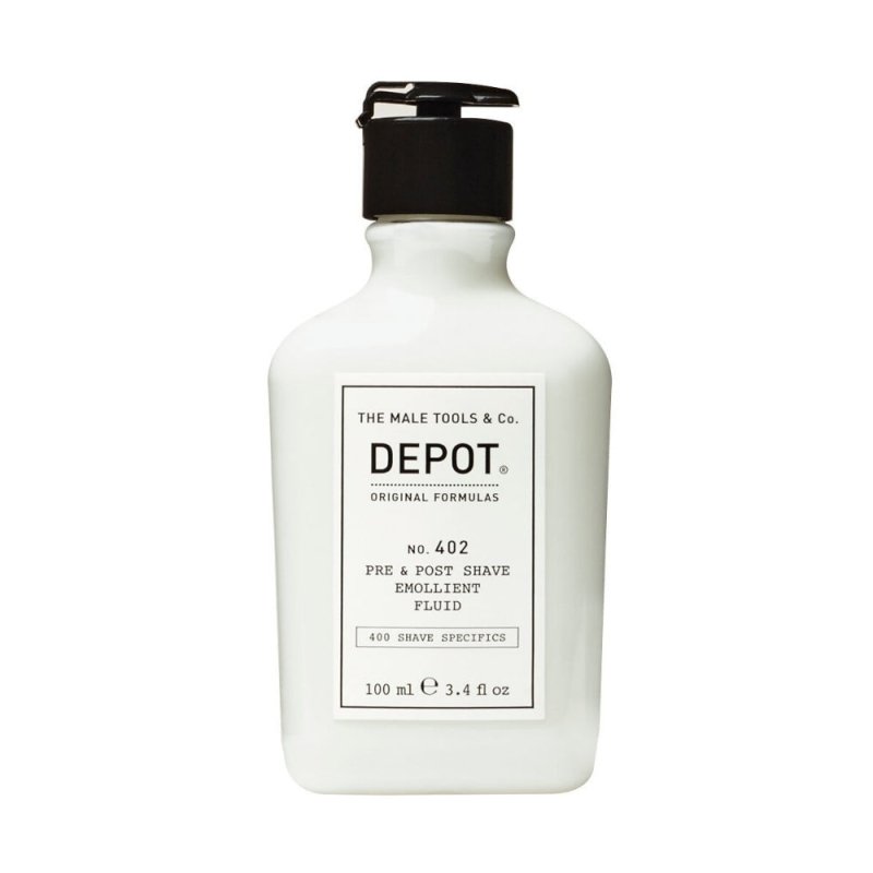 Depot No. 402 Pre Post shave Emollient Fluid prima e dopo la barba - Planethair 