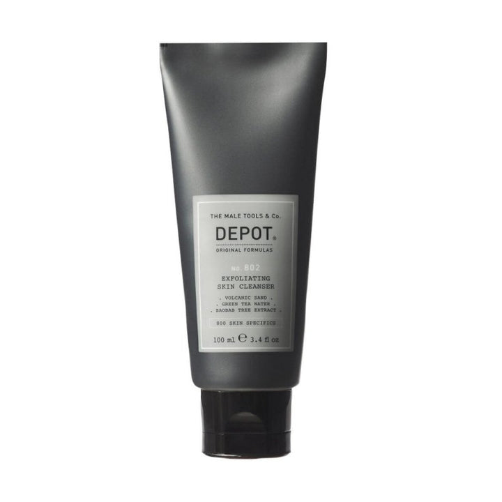 Depot No. 802 Exfoliating Skin Cleanser scrub viso uomo - Planethair 