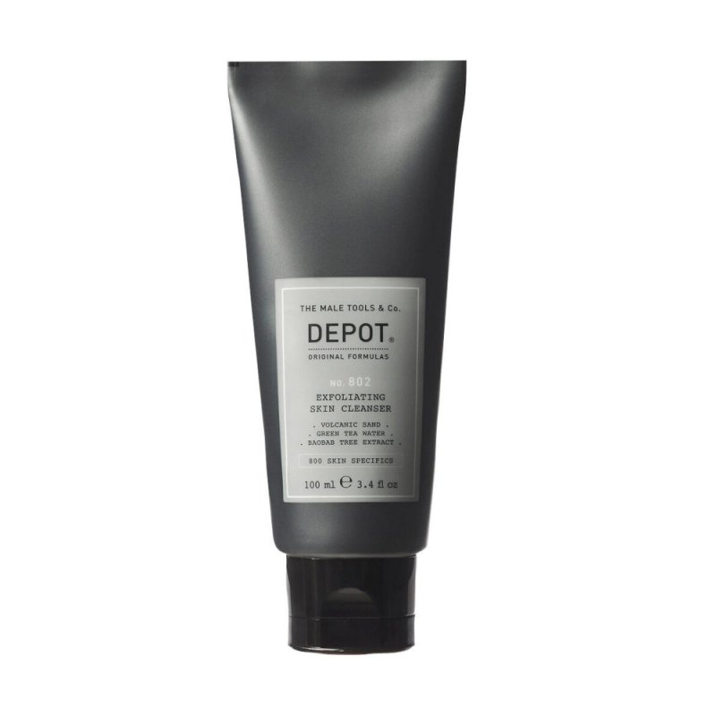 Depot No. 802 Exfoliating Skin Cleanser scrub viso uomo - Planethair 