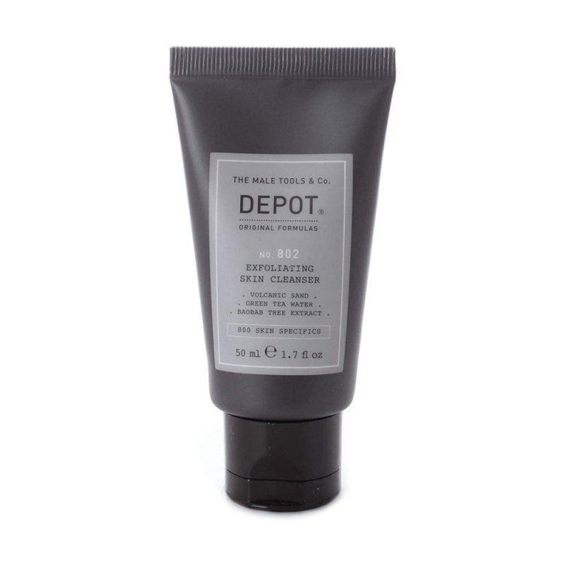 Depot No. 802 Exfoliating Skin Cleanser scrub viso uomo - Planethair 